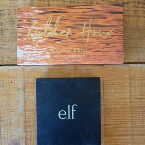 Beauty for real Golden hour Palette & elf bronzer Palette